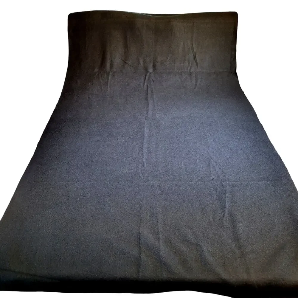 Black Fleece Fabric 62 x 35